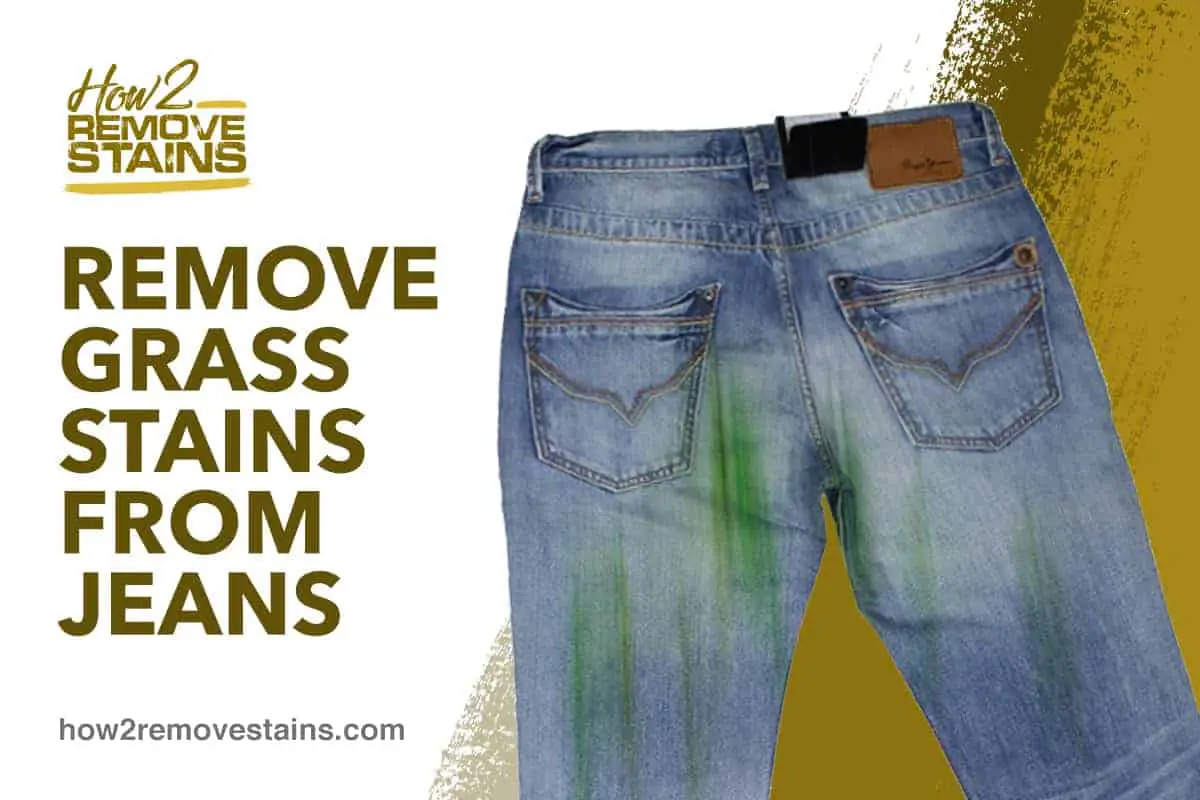 Hur tar man bort gräsfläckar från jeans?