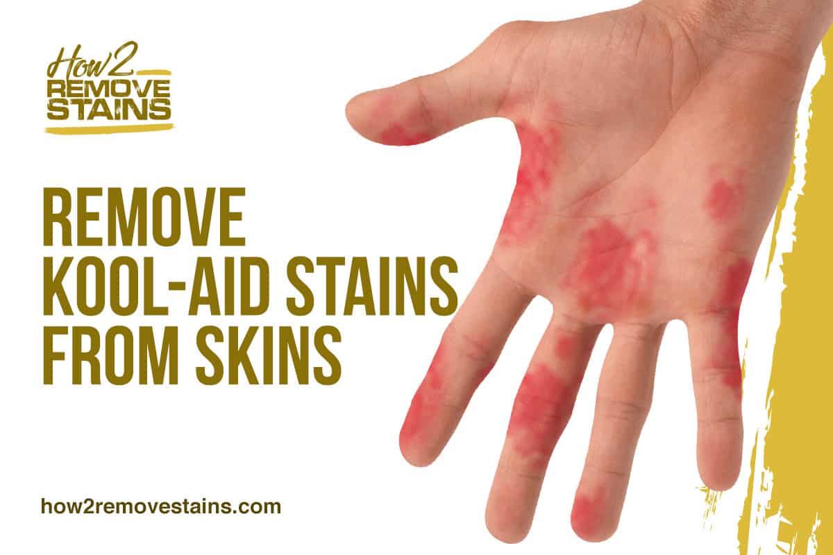 Hur man tar bort Kool-Aid fläckar från huden