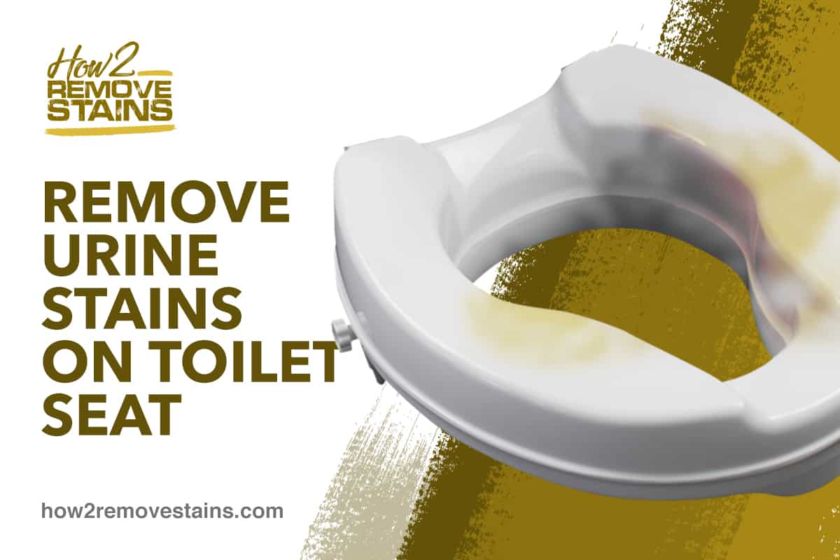 Hur man tar bort urinfläckar på toalettsitsen